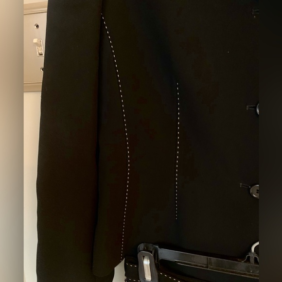 Ann Taylor Petites Black Skirt Blazer Suit Women’s 4P Skirt 6P Jacket Lined EUC - Picture 6 of 12